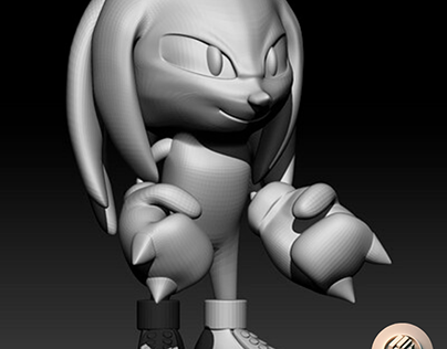 3d knuckles sonic