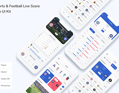 Sports & Football Live Score App UI Kit