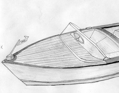 Boat Lines Drawing