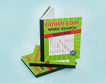 Fathers day word search puzzle book