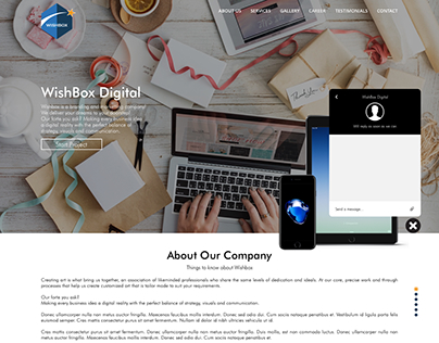 Wishbox Digital Responsive Web Layout