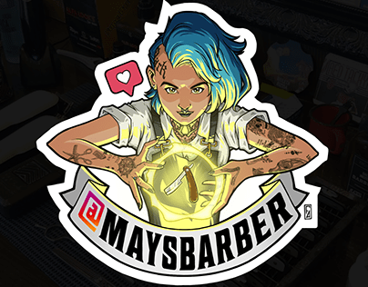 Sticker - MaysBarber