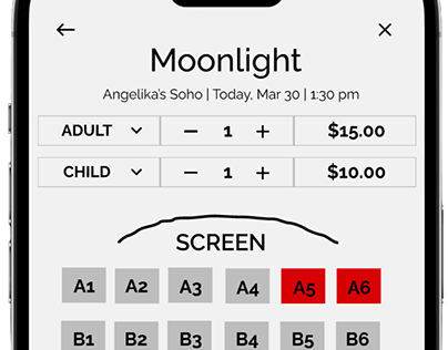Angelika's Film Center App - Light Mode