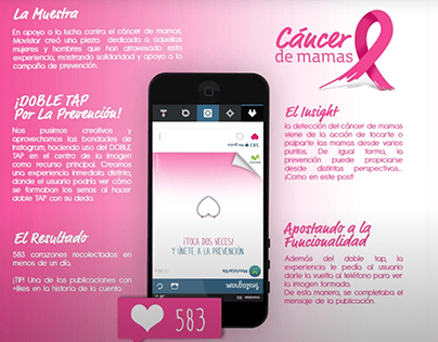 Campaña Cancer de Mama - Telefonica Movistar 2015