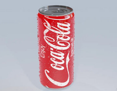 canette Coca-Cola en 3d