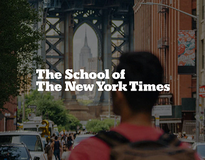 The School of The New York Times / Gap Year Microsite