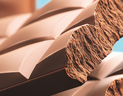 3D - Broken Chocolate