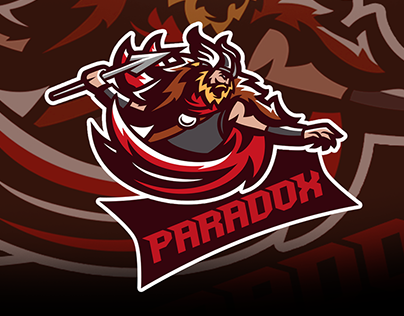 Viking Paradox Mascot logo