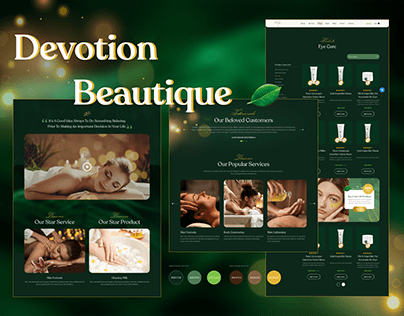 Devotion Beautique Spa Wellness Website