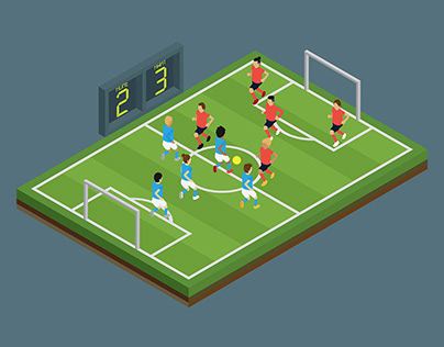 Soccer - Isometric Design