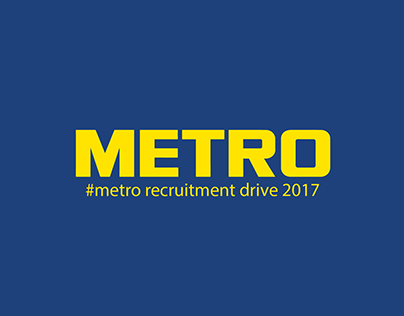 Metro Cash And Carry Recruitment Drive Logo Guidelines.
