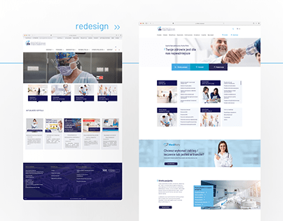 Redesign of the hospital website