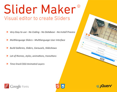 Slider Maker - Photo Slideshows Maker with Admin Panel