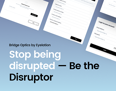 Stop being disrupted — Be the Disruptor