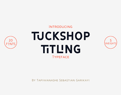 Tuckshop Titling Free Font