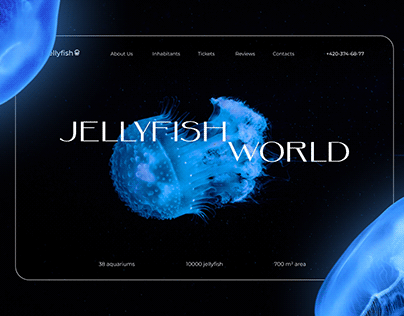Jellyfish world landing page