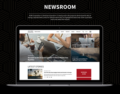 News Room Website