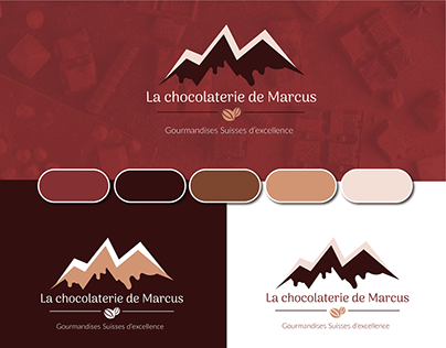 Identité visuelle " La chocolaterie de Marcus"