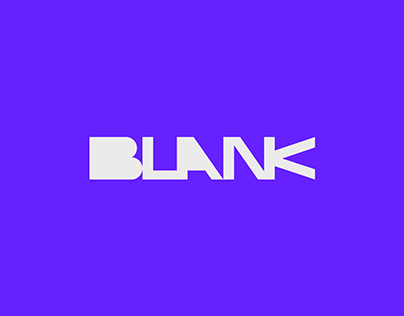 Blank. Logotype & Brand Identity