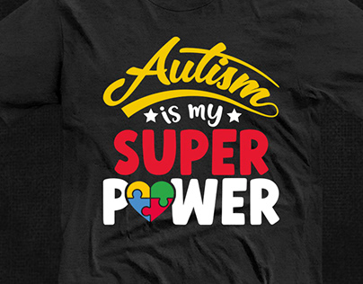 Autumn Superpower Stylish T-shirt Design