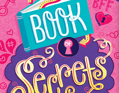 My Book of Secrets Book Cover Illustration & Design