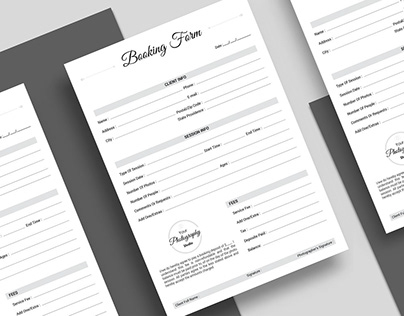 Client Booking Form Template