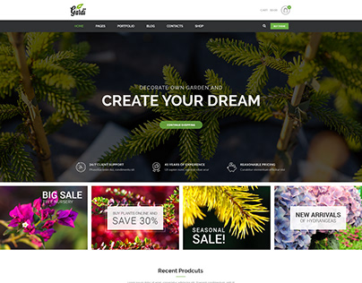 Gardi - Gardening and Landscaping WordPress Theme