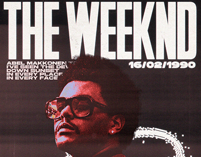 THE WEEKND Poster design