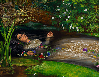 Me as Ophelia, by John Everett Millais