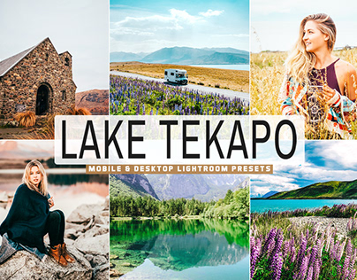 Free Lake Tekapo Mobile & Desktop Lightroom Presets