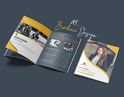 16 page brochure design