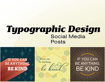 Typography Exercises for Social Media