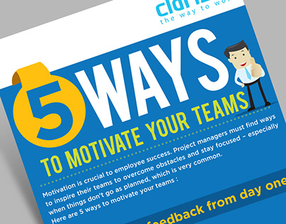 5 ways to motivate your team | Infographic