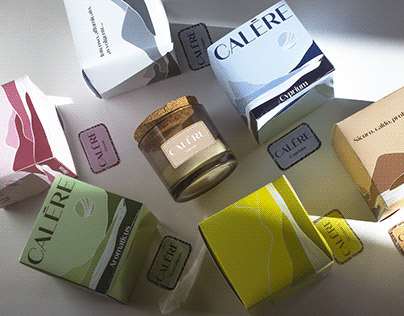 Calēre | Scented Candles Packaging & Branding
