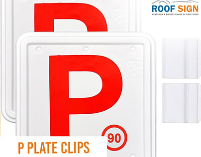 P Plate Clips