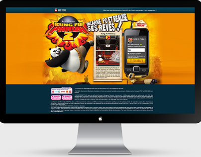 Jump du jeu mobile: Kung fu panda