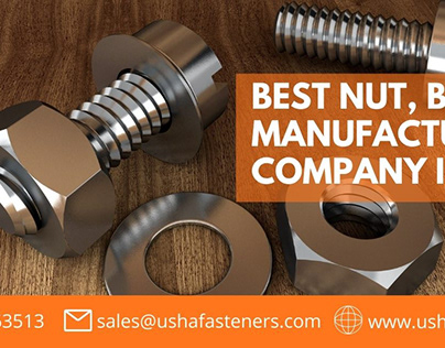 Best Nut, Bolts Manufacturing Company in india.