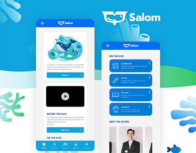Salom PH Logo, Web & App Redesign