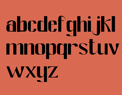 Latin Font Design (Thunderstruck Font)