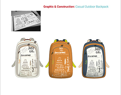 Graphic Casual Backpacks