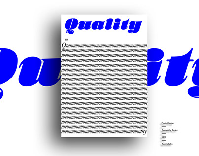 Quality Over Quantity Poster