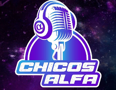 @loschicosalfa Rediseño Logo empresa de doblaje latino