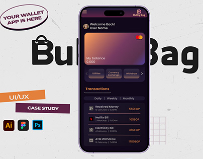 Project thumbnail - Bulky Bag Wallet Application