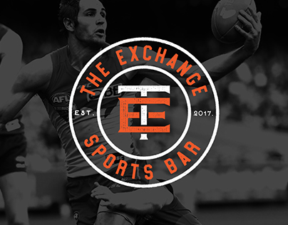 The Exchange Sports Bar Branding