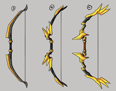 Archon's Fall - Fantasy Bow Design & Model