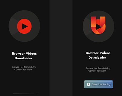 Music/video Downloader App UI