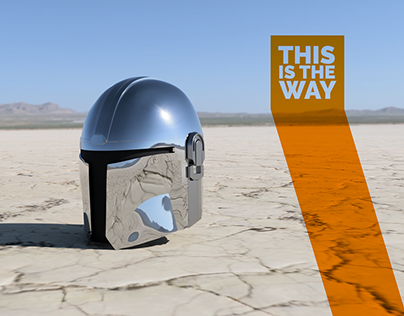 The Mandalorian Helmet 3D Model
