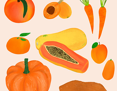 Orange Fruits & Vegetables
