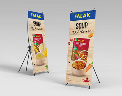 FALAK Soup Standee