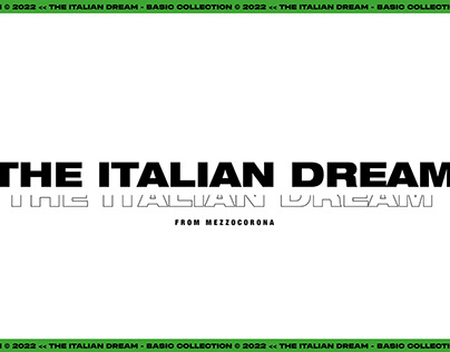 THE ITALIAN DREAM // Marvin Vettori - Merchandise